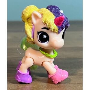 Zuru 5 Surprise Unicorn Squad Series 4 Glitter Pony Figure Pink Purple Yellow